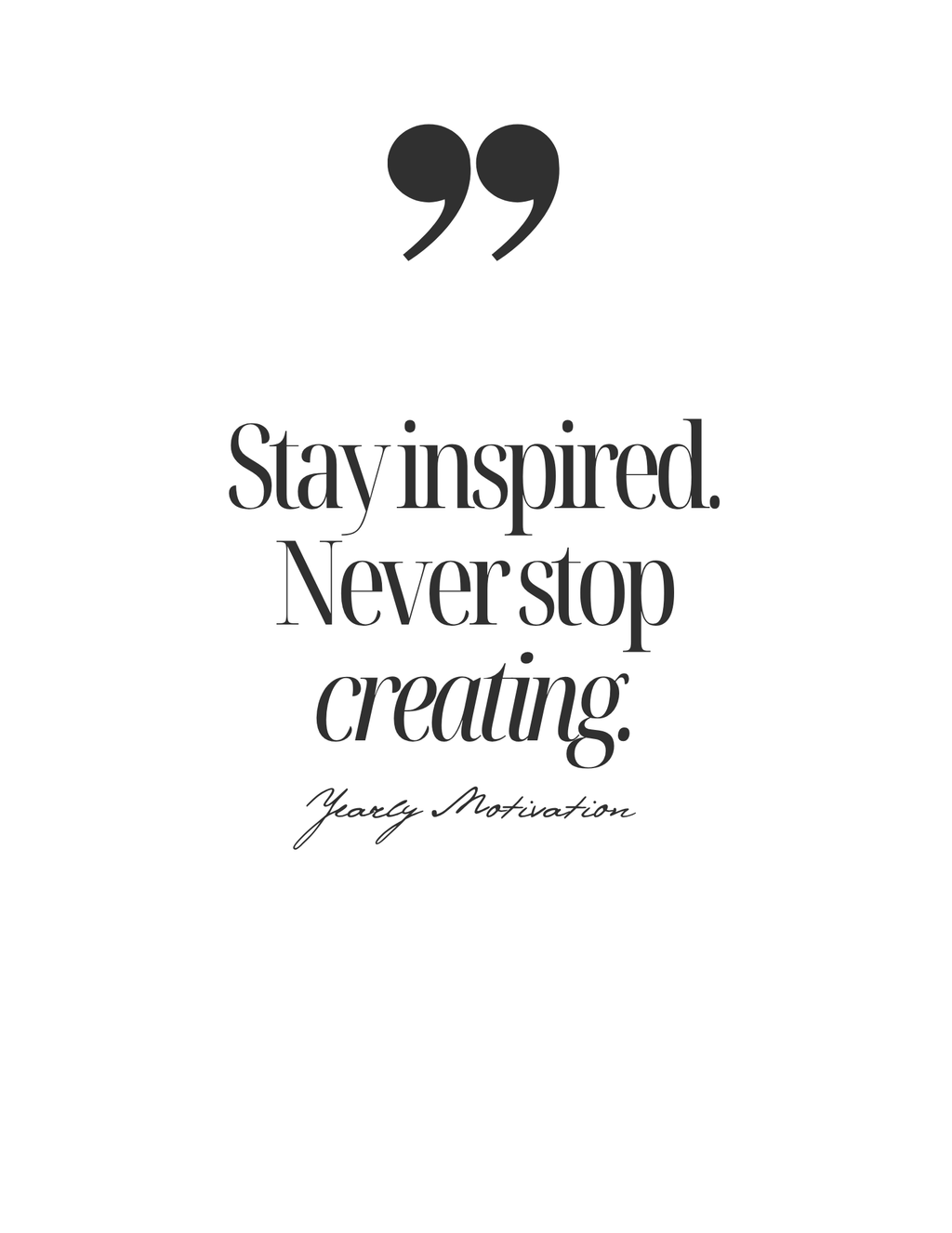 Simple-Cursive Yearly Planner