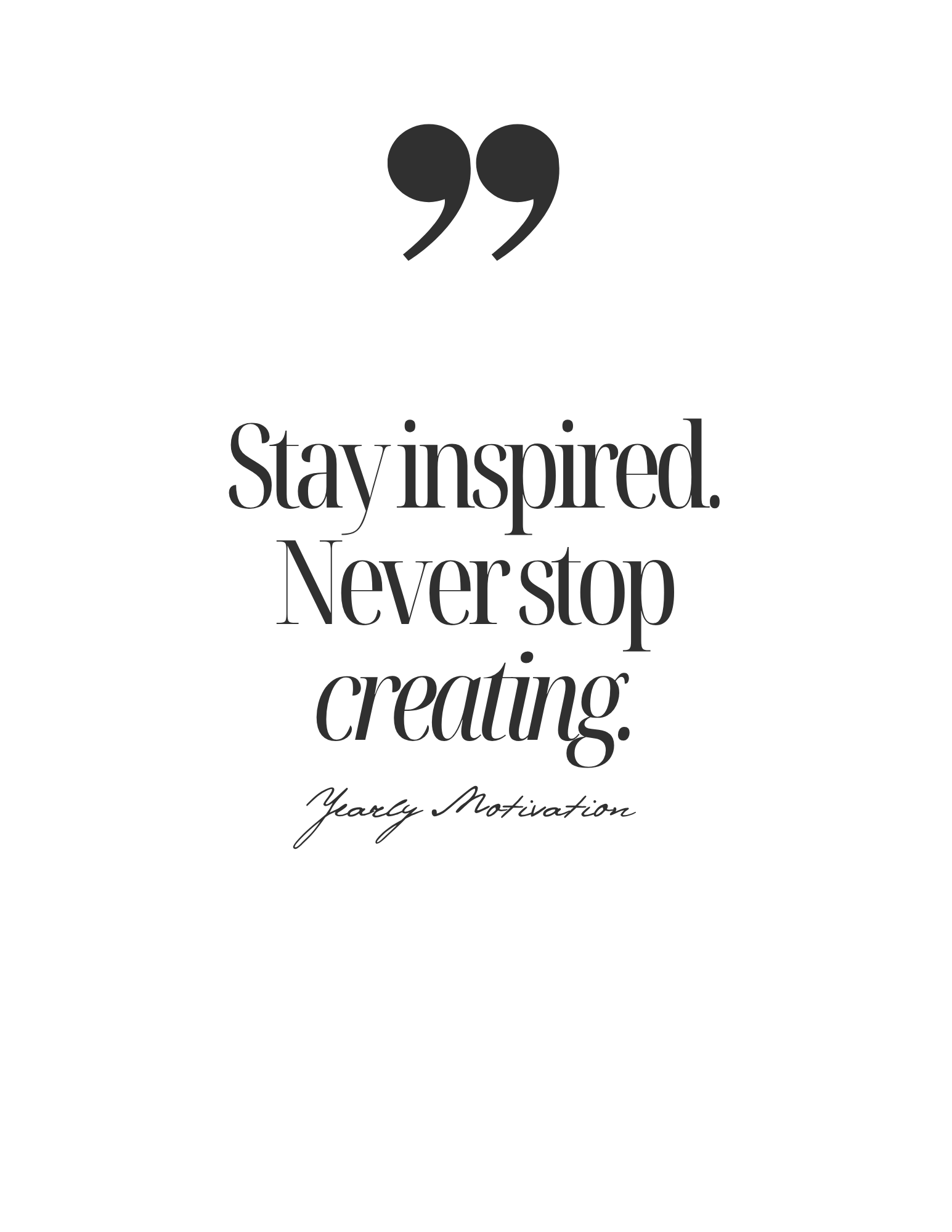 Simple-Cursive Yearly Planner