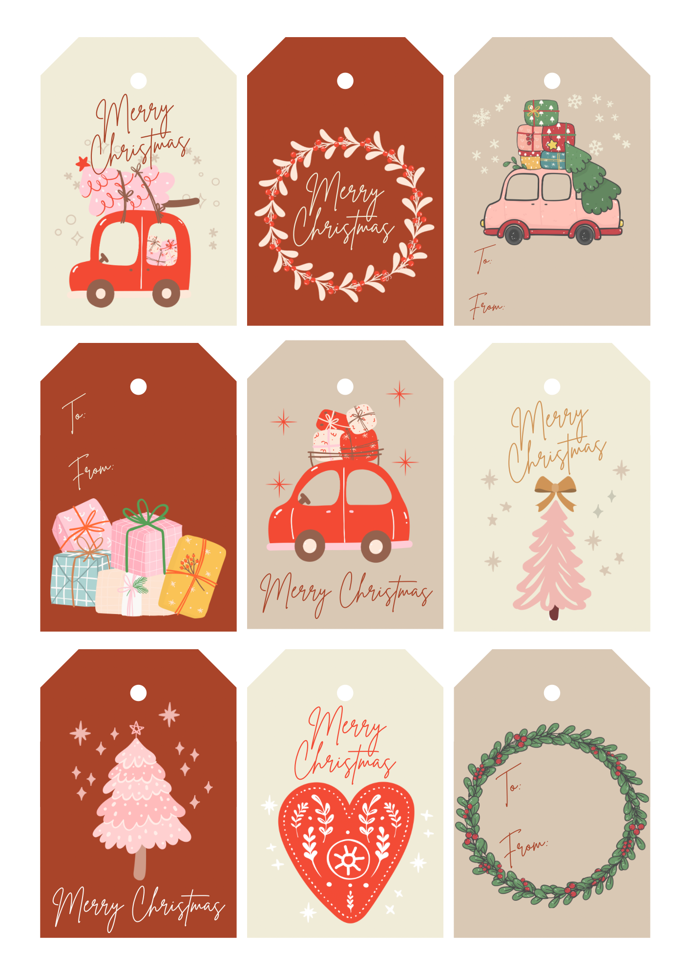 Vintage Christmas Tags