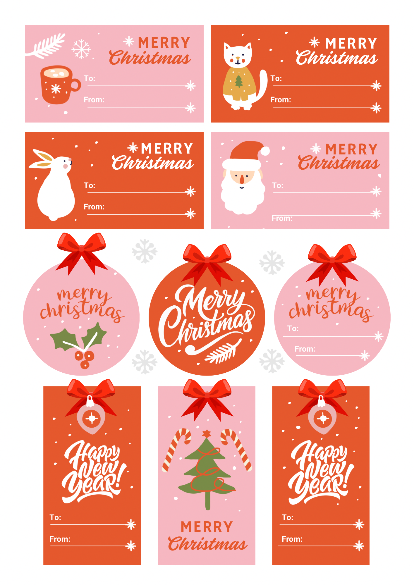 Free Christmas Tags