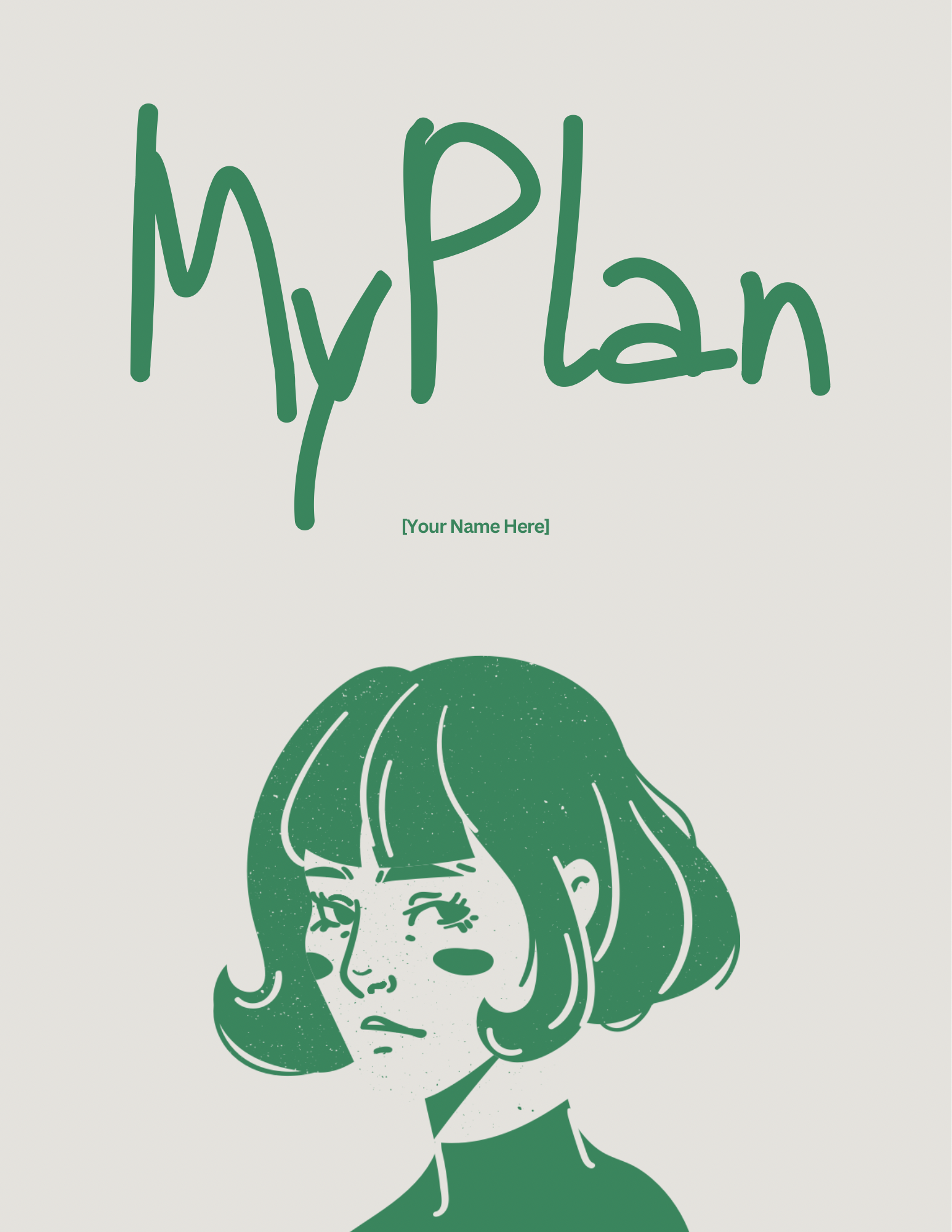 Green Vintage Woman Cover