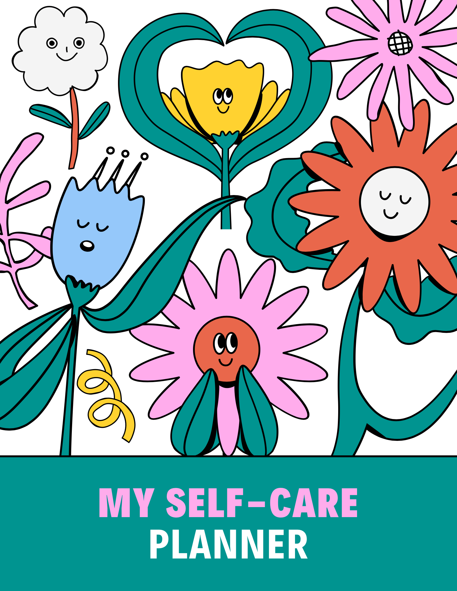 Colorful Pop Flower Cover