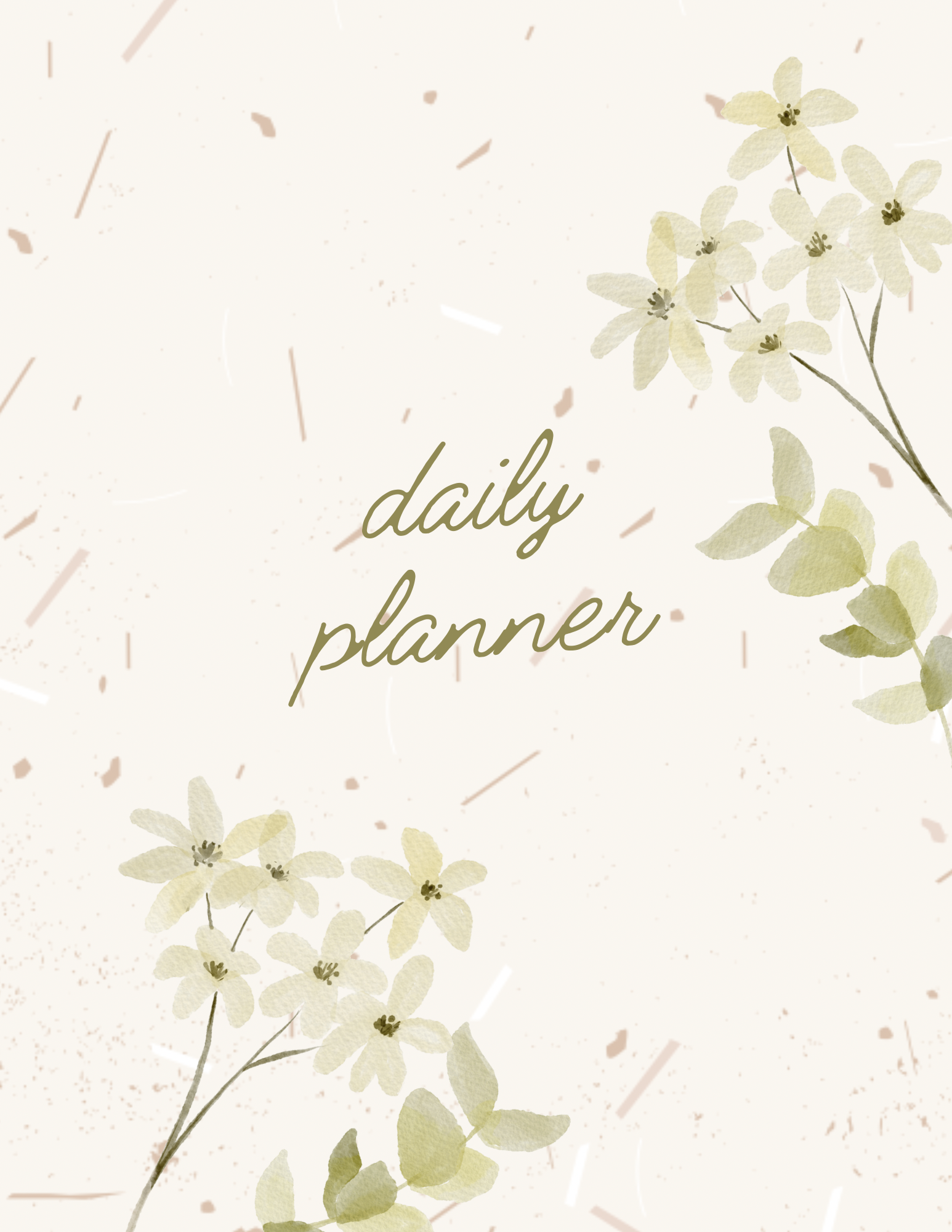 Light Green Floral Cover