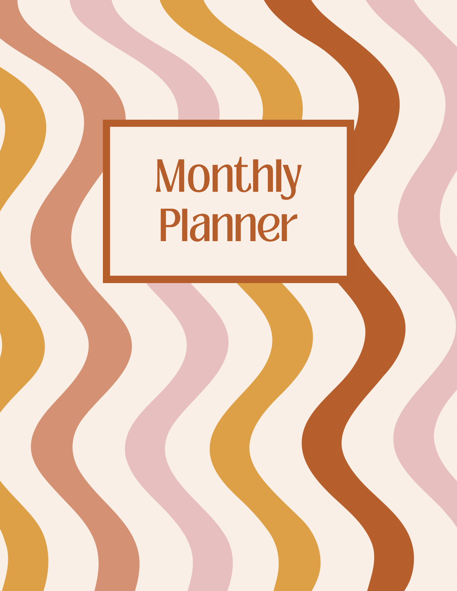 Pink Waves Illustration Cover