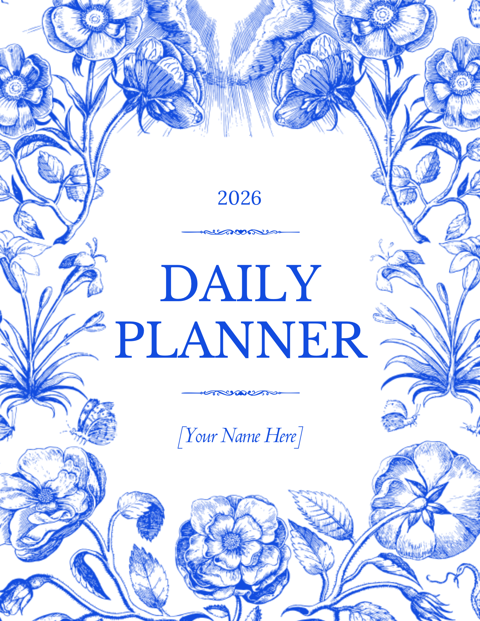 Blue Botanical Cover