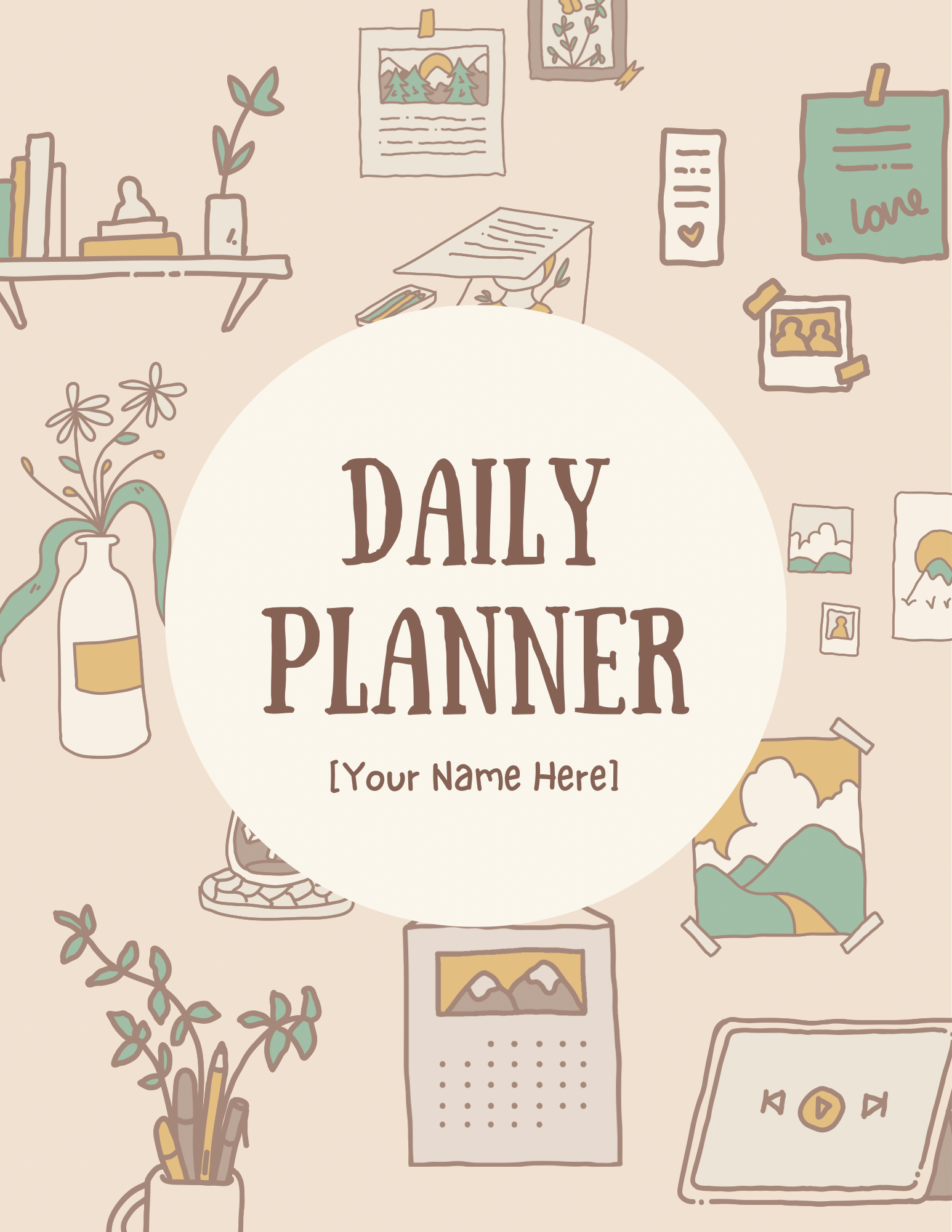 Cutesy Daily Planner