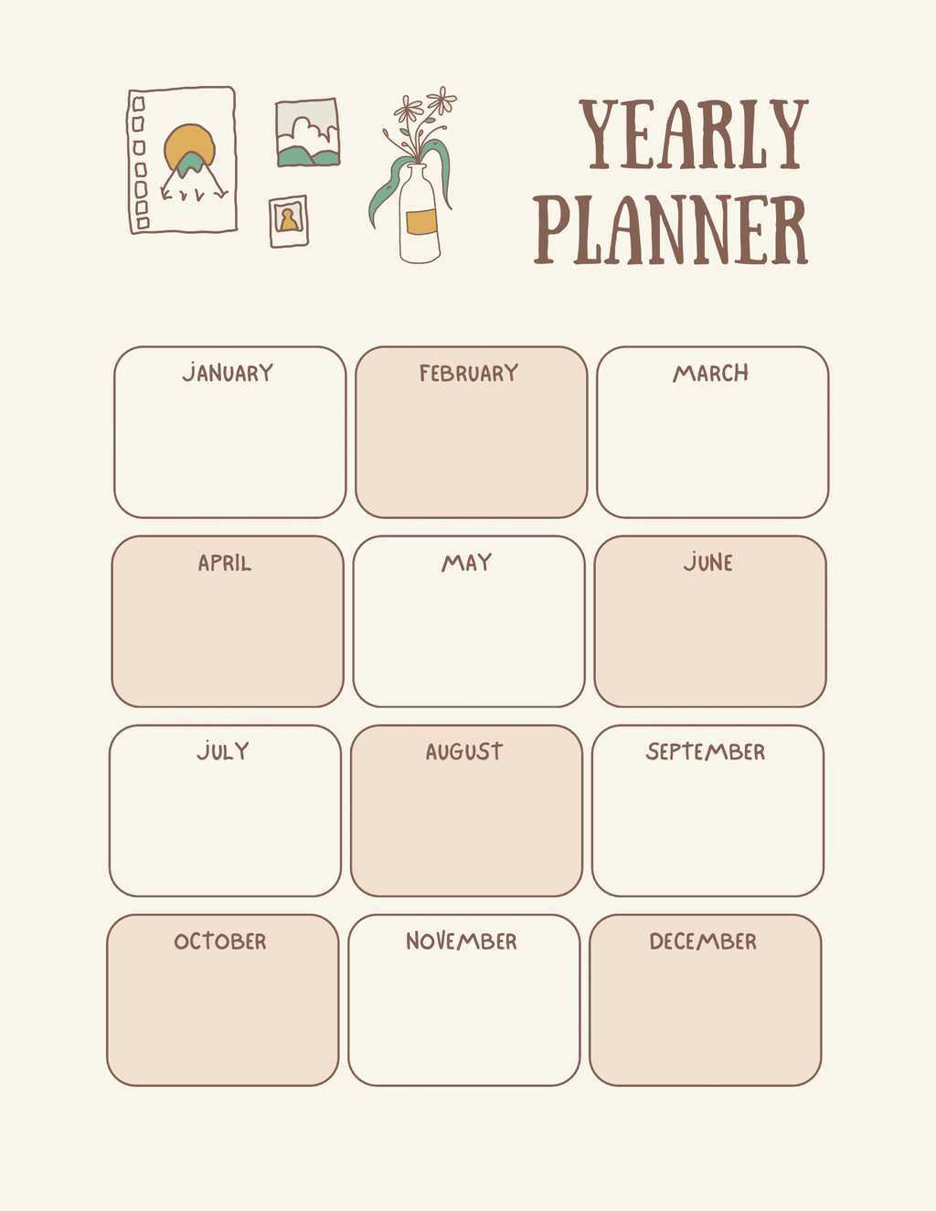 Cutesy Daily Planner