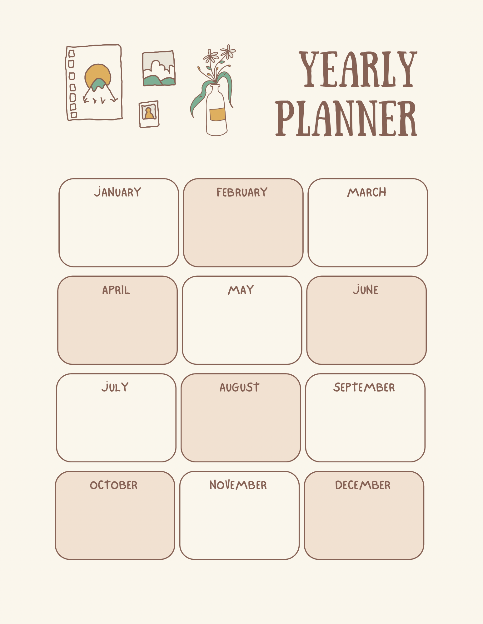 Cutesy Daily Planner