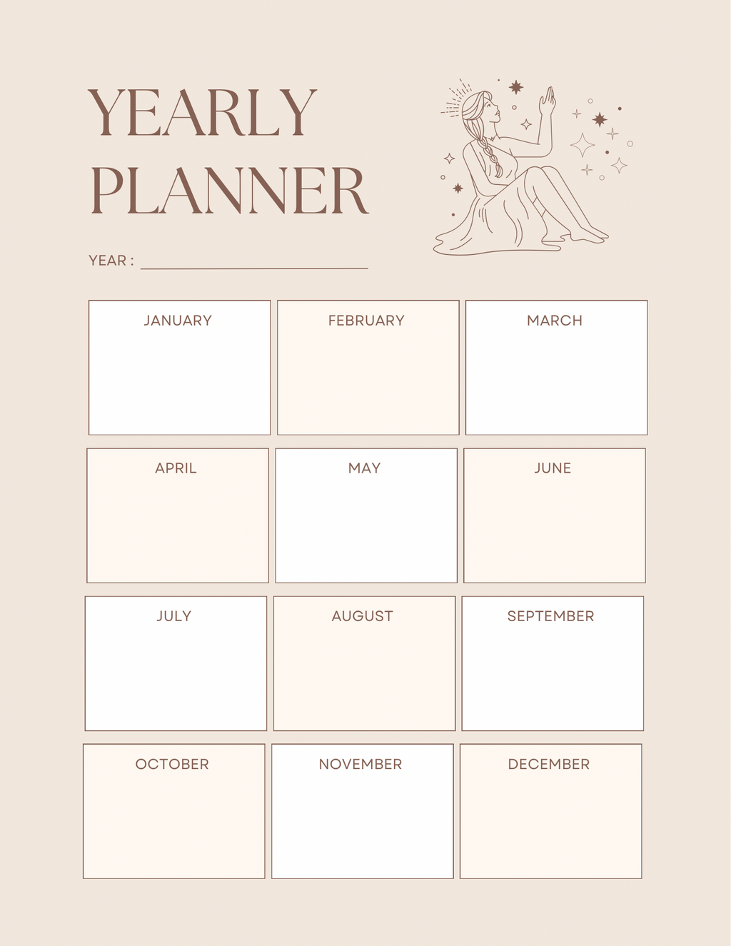 Mythical Yearly Planner
