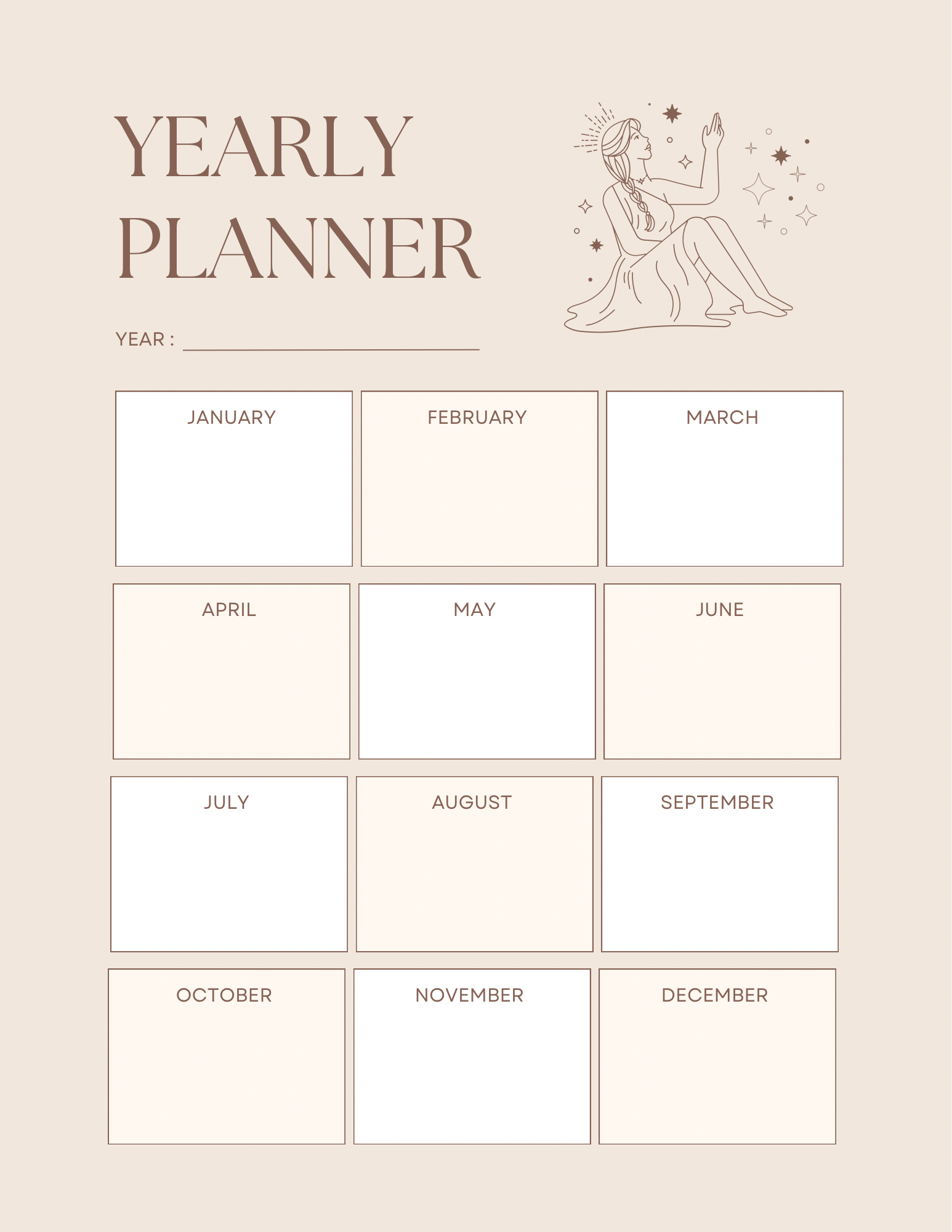 Mythical Yearly Planner