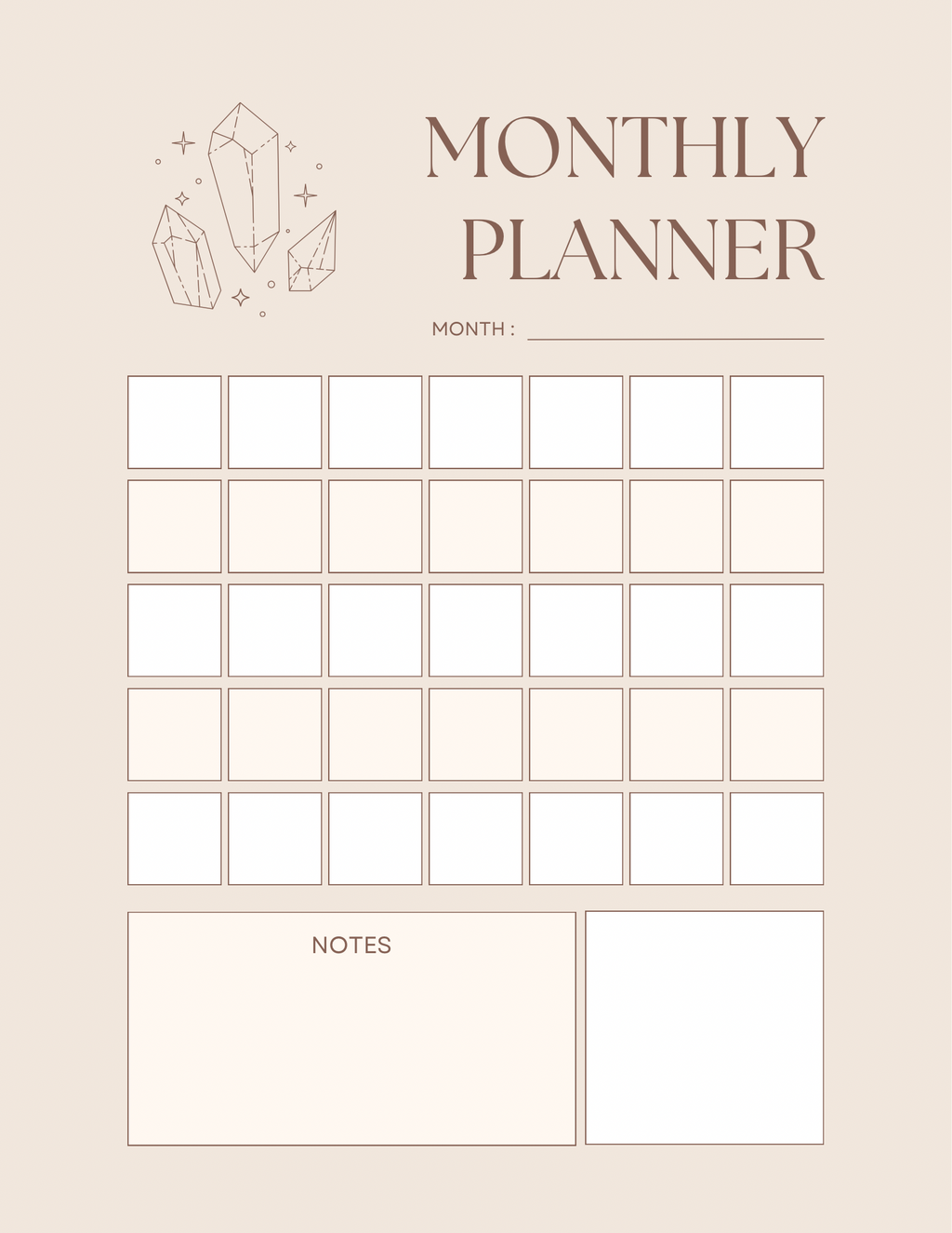 Mythical Yearly Planner
