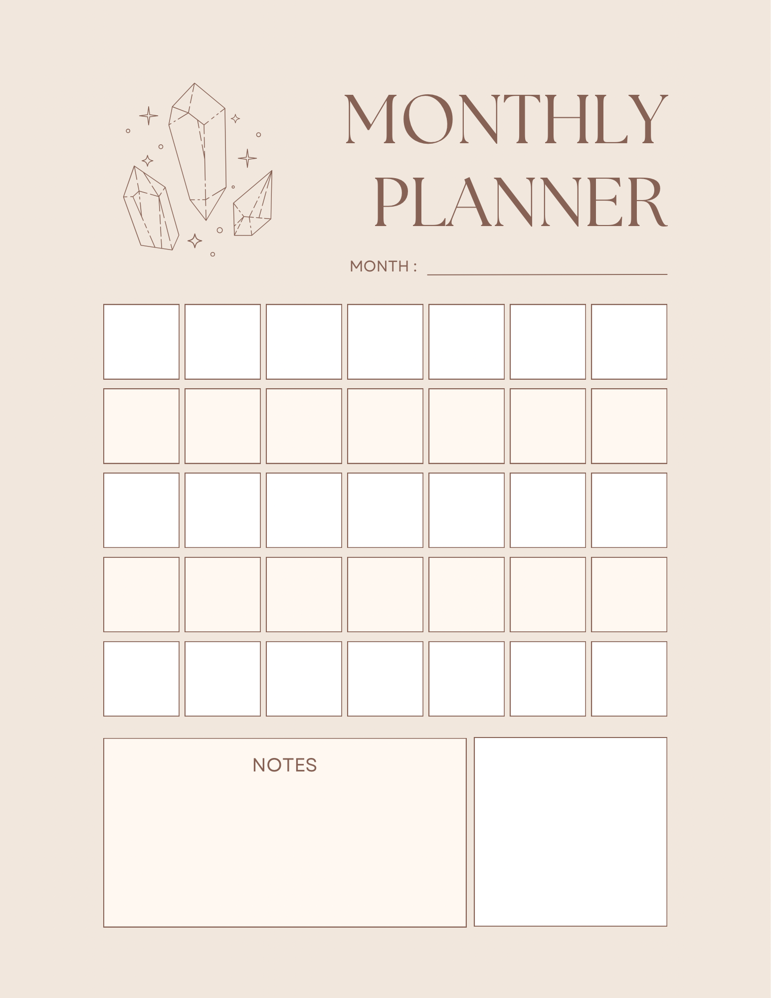 Mythical Yearly Planner