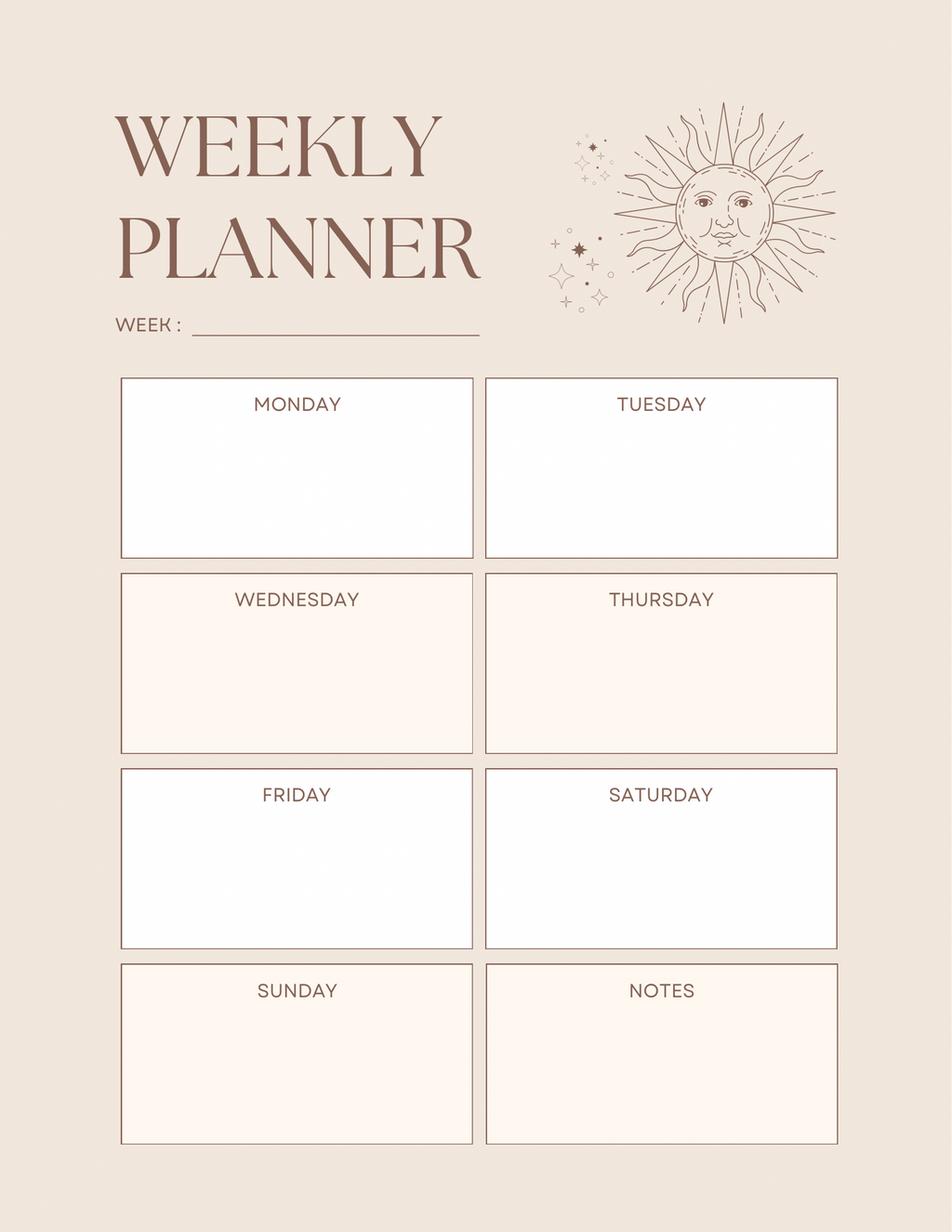 Mythical Yearly Planner