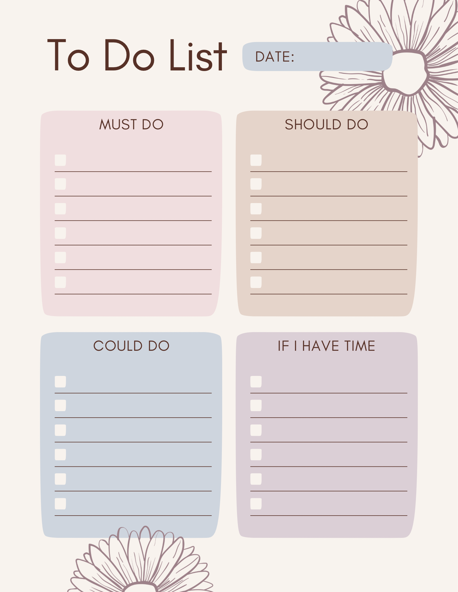 Classic To Do List-Page