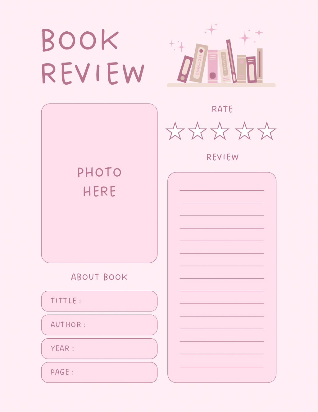 Pink Floral Planner