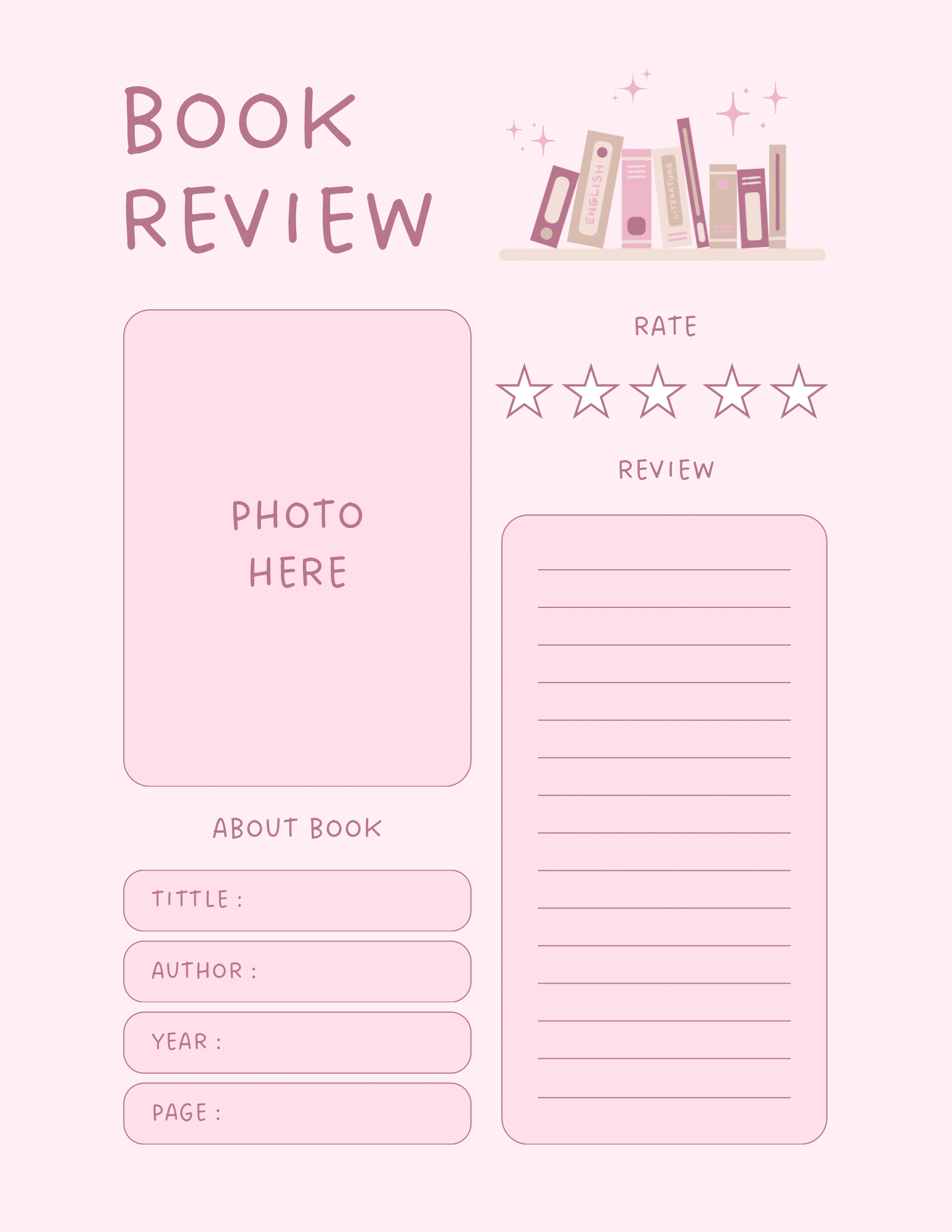 Pink Floral Planner